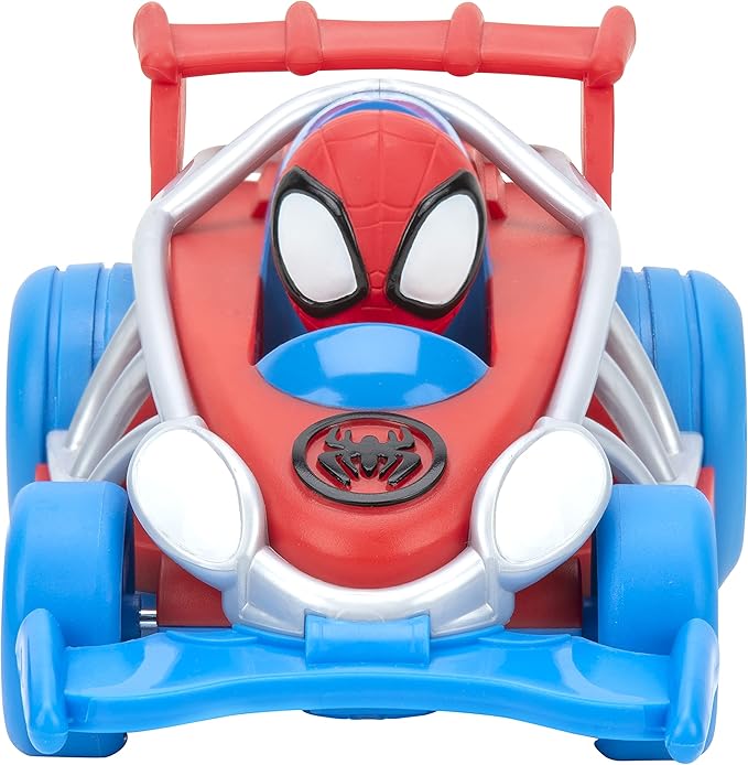 Marvel Spidey and His Amazing Friends Webbed Wheelie Vehicle - Features Built-in Spidey Super Hero - Figurio