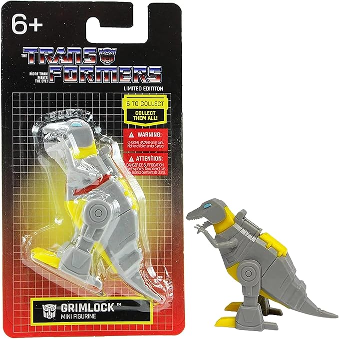 Limited Edition Transformers 2.5" Mini Figure Collectible Twin Packs - Grimlock & Soundwave - Figurio