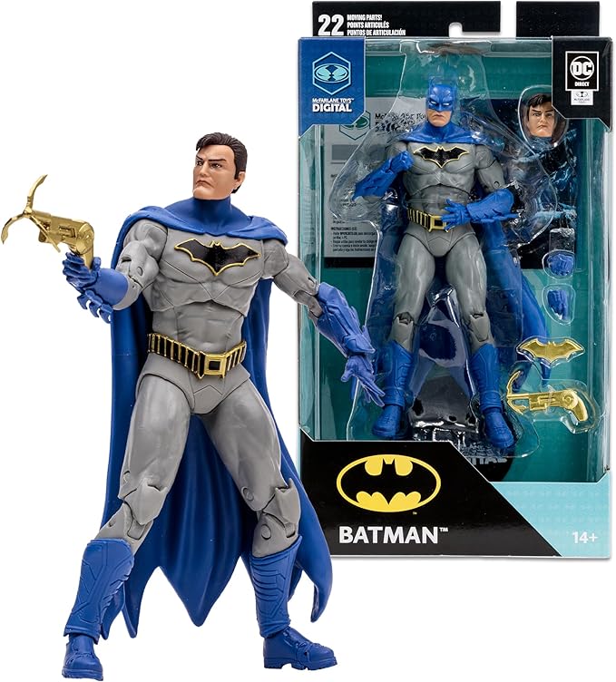 McFarlane Toys - DC Direct Batman (DC Rebirth) 7in Action Figure with Digital Collectible - Figurio