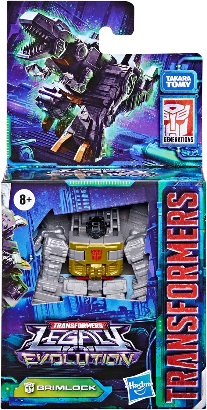 Transformers Toys Legacy Evolution Core Grimlock Toy, 3.5-inch, Action Figure for Boys and Girls Ages 8 and Up - Figurio