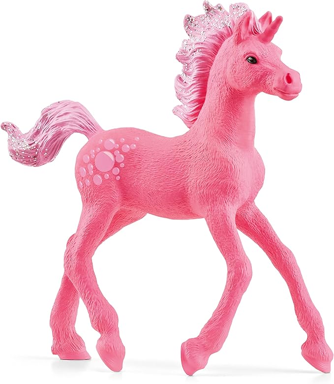 Schleich bayala, Collectible Unicorn Toy Figure for Girls and Boys, Bubble Gum Unicorn Figurine (Dessert Series), Ages 5+ - Figurio