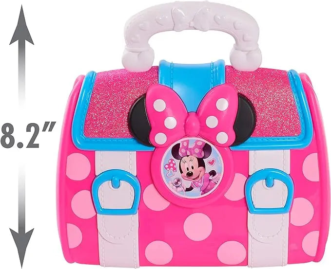 Disney Junior’s Minnie Mouse Bow-Care Doctor Bag Set, Dress Up and Pretend Play, Kids Toys for Ages 3 Up by Just Play - Figurio