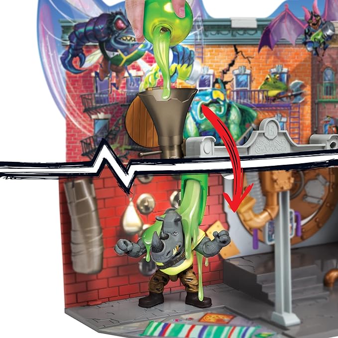 Teenage Mutant Ninja Turtles: Mutant Mayhem Sewer Lair Playset by Playmates Toys - Figurio