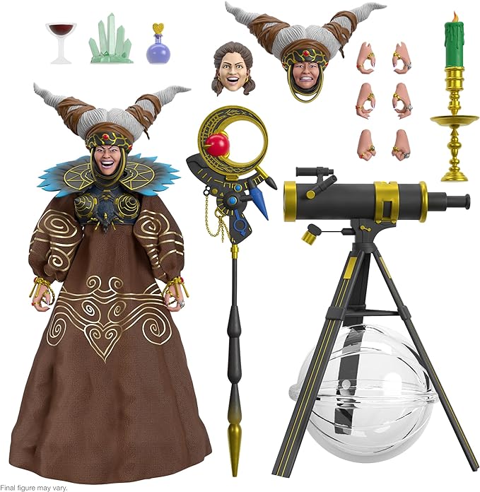 Super7 ULTIMATES! Mighty Morphin Power Rangers Rita Repulsa - 7" Power Rangers Action Figure with Accessories Classic TV Show Collectibles and Retro Toys - Figurio