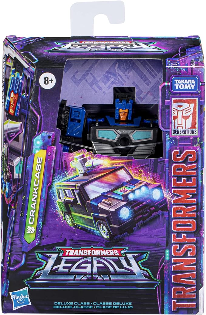 Transformers Toys Generations Legacy Deluxe Crankcase Action Figure - Kids Ages 8 and Up, 5.5-inch - Figurio