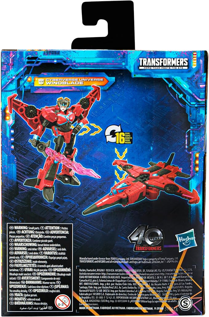 Transformers Legacy United Deluxe Class Cyberverse Universe Windblade, 5.5-Inch Converting Action Figure, 8+ - Figurio