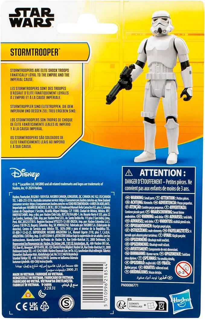 STAR WARS Epic Hero Series Stormtrooper 4-Inch Action Figure & Accessory, Toys for 4 Year Old Boys and Girls - Figurio