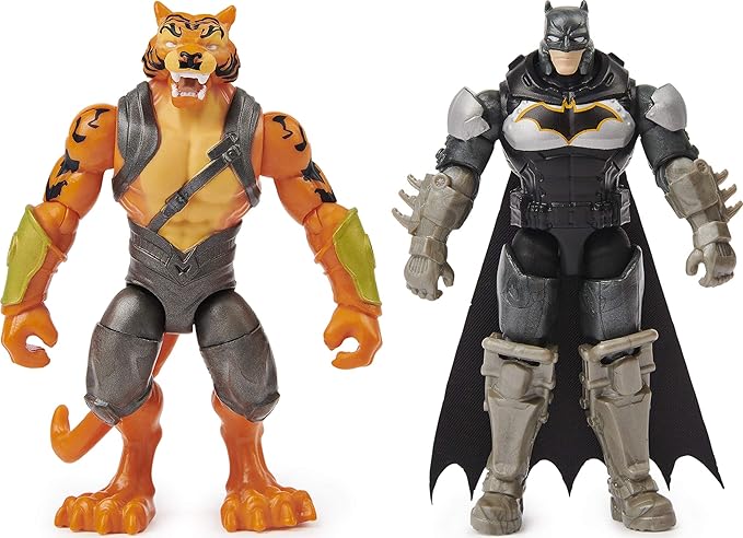 BATMAN 4-inch and Bronze Tiger Action Figures with 6 Mystery Accessories - Figurio