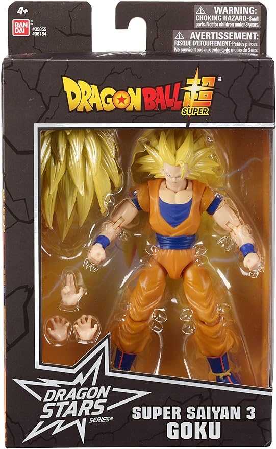 Bandai America - Dragon Ball Super Dragon Stars Super Saiyan 3 Goku - Figurio