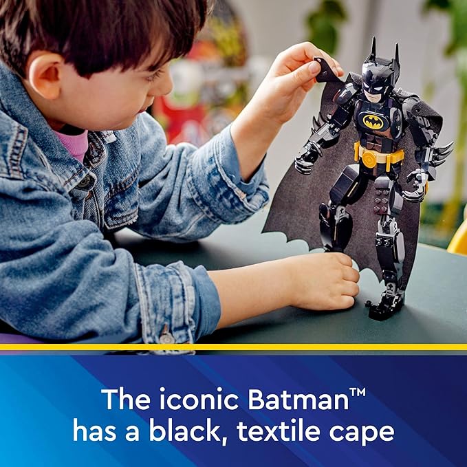 LEGO DC Batman Construction Figure 76259 Buildable DC Action Figure, Fully Jointed DC Toy for Play and Display with Cape and Authentic Details from the Batman Returns Movie, Batman Toy for 8 Year Olds - Figurio