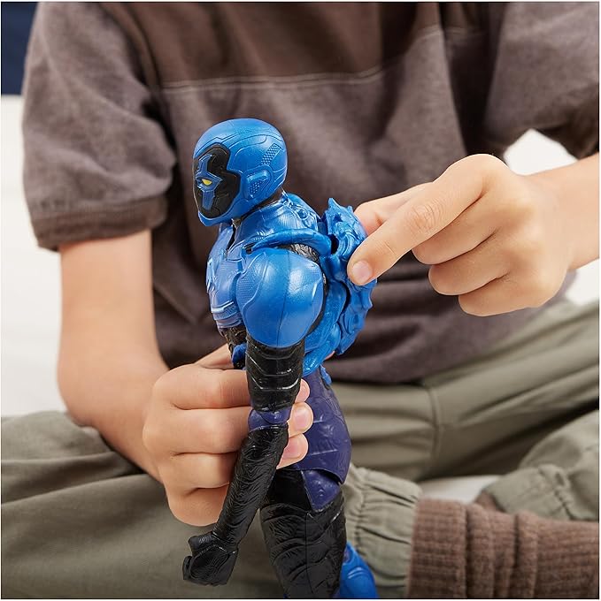 DC Comics, Hero-Mode Blue Beetle Action Figure, 12-inch, Easy to Pose, Blue Beetle Movie Collectible Superhero Kids Toys for Boys & Girls, Ages 3+ - Figurio