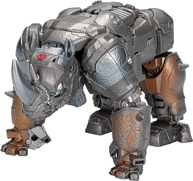 Transformers Toys Rise of The Beasts Movie, Smash Changer Rhinox Converting Action Figure for Ages 6 and up, 9-inch - Figurio