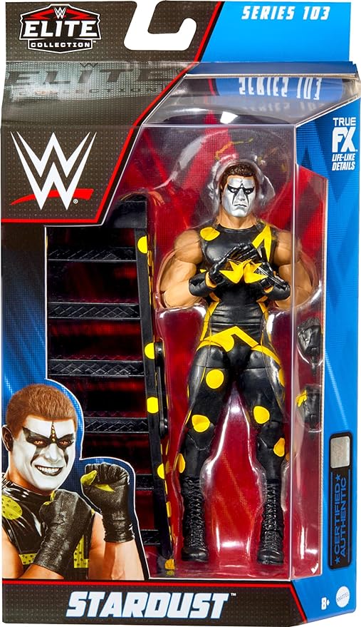 Mattel WWE Stardust Elite Collection Action Figure with Accessories, Articulation & Life-like Detail, Collectible Toy, 6-inch - Figurio