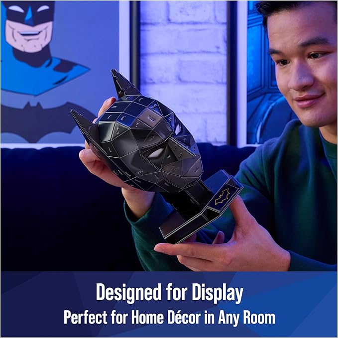 DC Batman 3D Puzzle Model Kit with Stand 90 Pcs, Batman Toys Desk Decor, Building Toys, 3D Puzzles for Adults & Teens Ages 12+ - Figurio