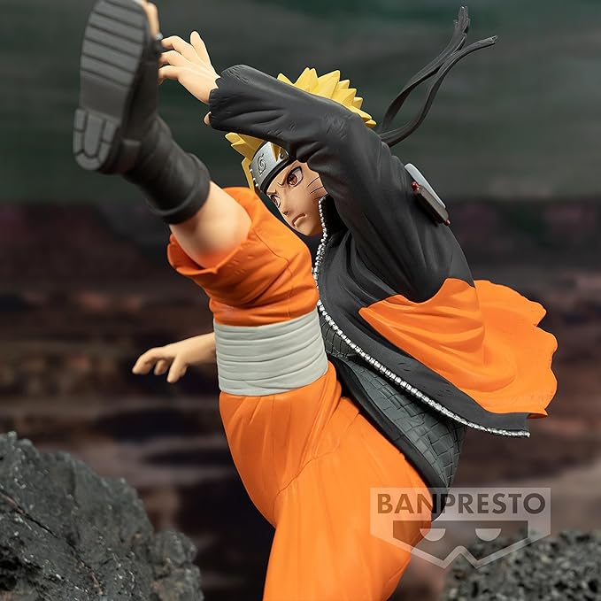 Banpresto - Naruto Shippuden - Uzumaki Naruto IV, Bandai Spirits Vibration Stars Figure - Figurio