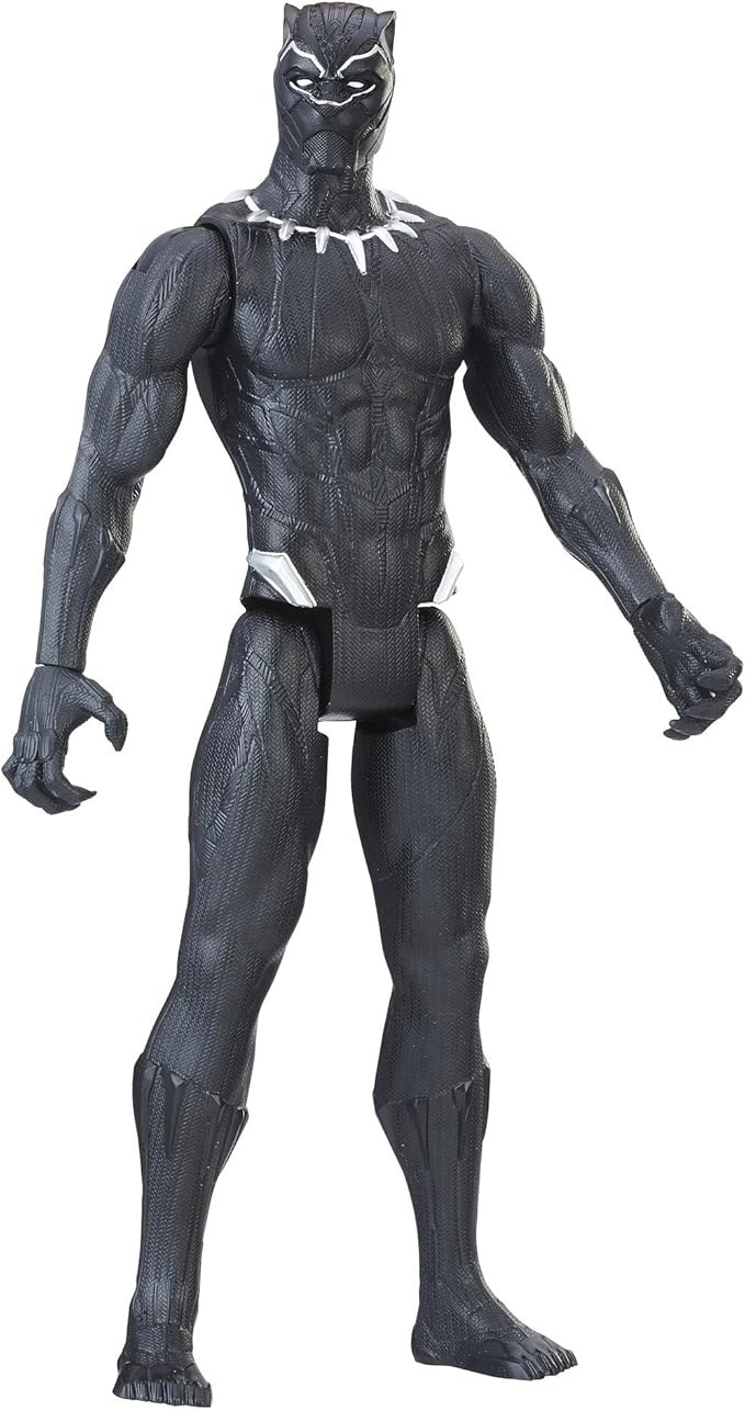 Marvel Black Panther Titan Hero Series 12-inch Black Panther - Figurio