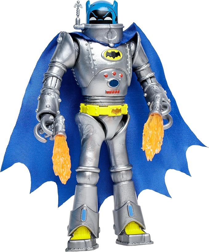 McFarlane Toys - DC Retro Robot Batman (Batman 66' Comic) 6in Action Figure - Figurio