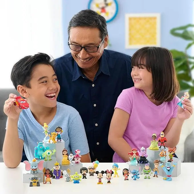 Disney100 Years of Being By Your Side, Limited Edition 8-piece Figure Set, Kids Toys for Ages 3 Up by Just Play - Figurio