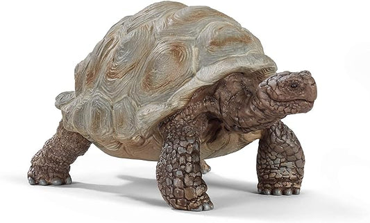 Schleich Wild Life Realistic Exotic Galapagos Giant Tortoise Figurine - Wild Animal Figurine Giant Tortoise Toy for Wildlife Play and Imagination for Toddlers Boys and Girls, Gift for Kids Age 3+ - Figurio