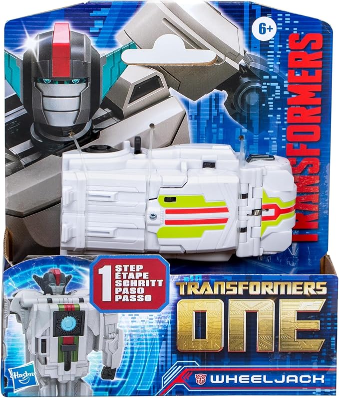 Transformers One Cog Changer Wheeljack 4-Inch Robot Action Figure, Interactive Toys for Boys and Girls Ages 6 and Up - Figurio