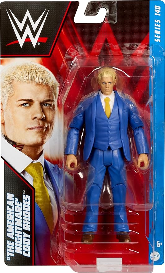 Mattel WWE "The American Nightmare" Cody Rhodes Action Figure, Basic 6-inch Collectible Figure, Toys - Figurio