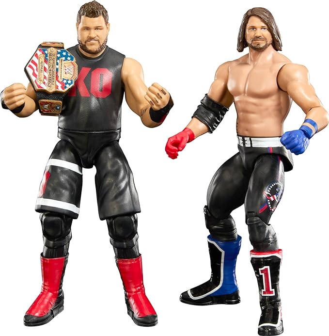 Mattel WWE Action Figure 2-Pack Championship Showdown Battle Pack with Mattel WWE Championship Title - Figurio