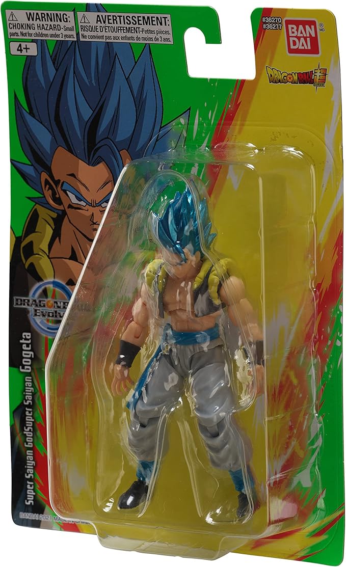 Bandai America - Dragon Ball Evolve 5 Action Figure Super Saiyan Blue Gogeta - Figurio