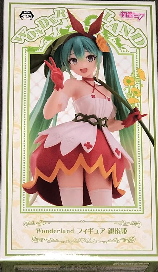 Taito Prize Hatsune Miku Wonderland PVC Hatsune Miku Thumbelina Statue 18cm - Figurio