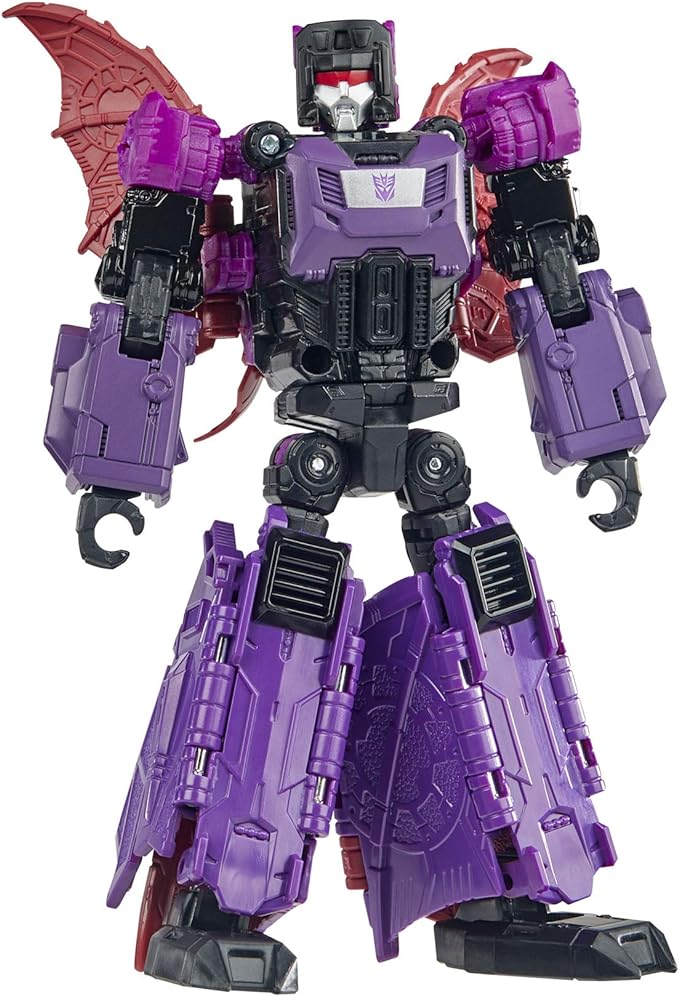 Transformers 2021 Modern Figure in Retro Packaging Decepticon Headmaster Mindwipe with Vorath - Figurio