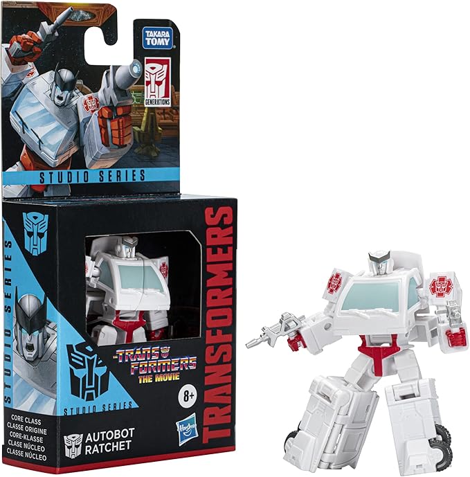 Transformers Toys Studio Series Core Class The The Movie Autobot Ratchet Action Figure - Ages 8 and Up, 3.5-inch - Figurio