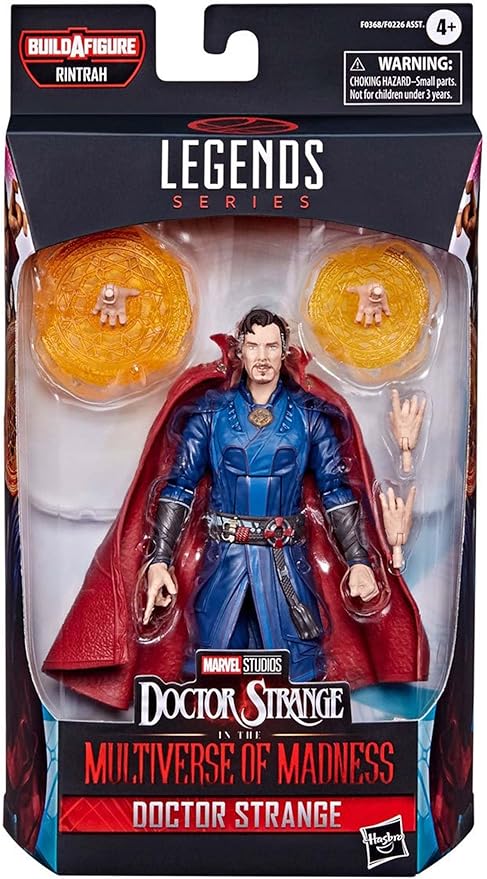 Marvel Legends Series Doctor Strange in The Multiverse of Madness 6-inch Collectible Doctor Strange Cinematic Universe Action Figure Toy,4 Accessories - Figurio