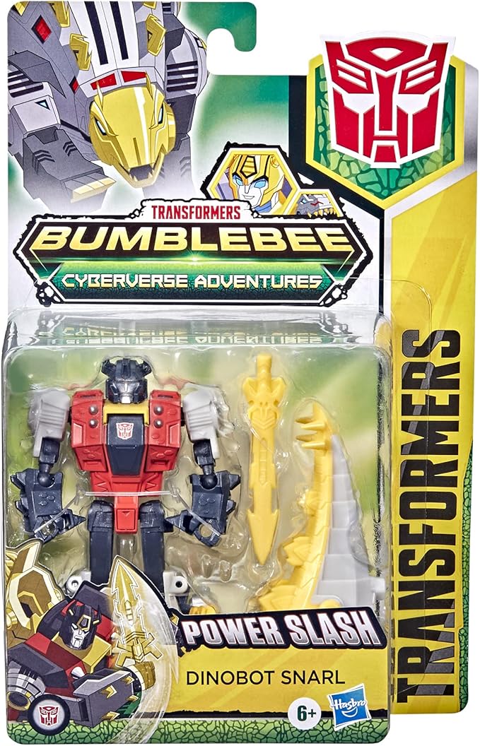 Transformers Bumblebee Cyberverse Adventures Dinobots Unite Warrior Class Dinobot Snarl Action Attackers Figure, Ages 6 and Up, 5.4-inch - Figurio