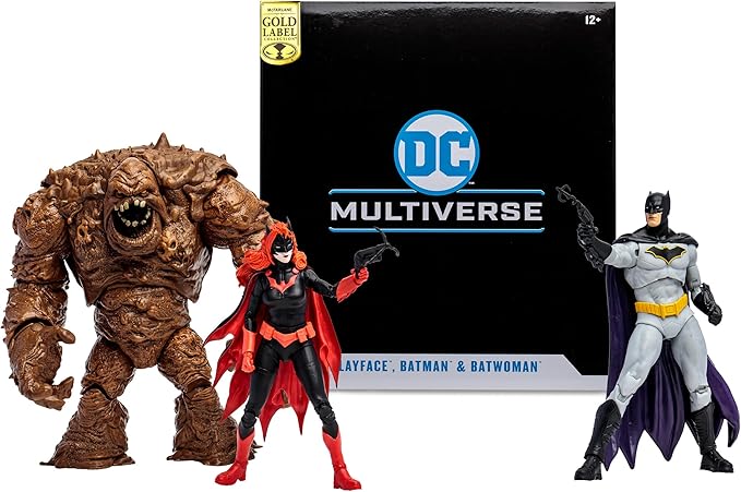 McFarlane Toys - DC Multiverse Clayface Batman & Batwoman 3pk, Gold Label, Amazon Exclusive - Figurio