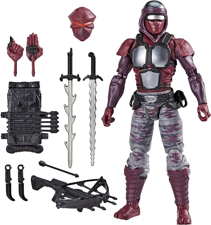 G.I. Joe Classified Series #121, Night-Creeper, Collectible 6-Inch Ninja Action Figure with 10 Accessories - Figurio