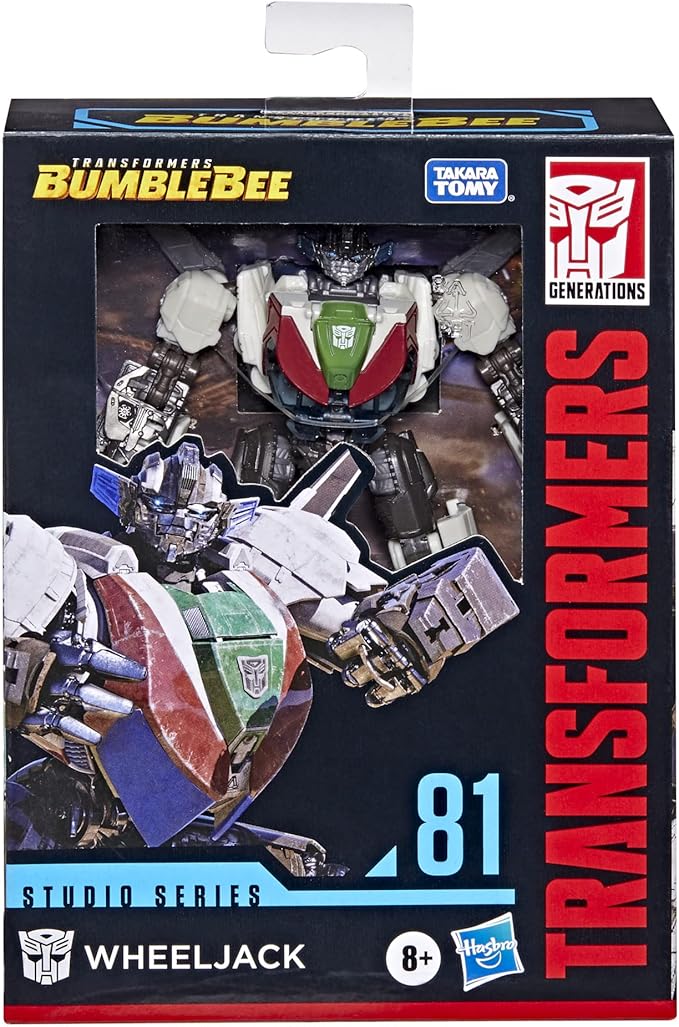 Transformers Toys Studio Series 81 Deluxe Class Bumblebee Wheeljack Action Figure - Ages 8 and Up, 4.5-inch - Figurio