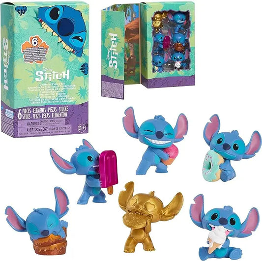 Disney Stitch Feed Me 6-piece Collectible Figure Set, Premium Collector Package, Kids Toys for Ages 3 Up, Amazon Exclusive by Just Play - Figurio