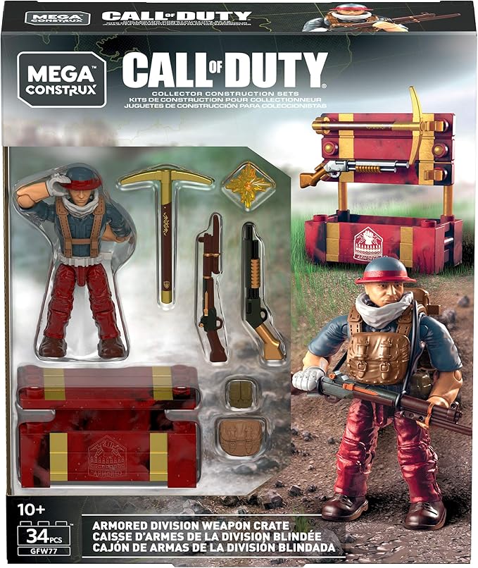 Mega Construx Call of Duty Armored Division Weapon Crate - Figurio