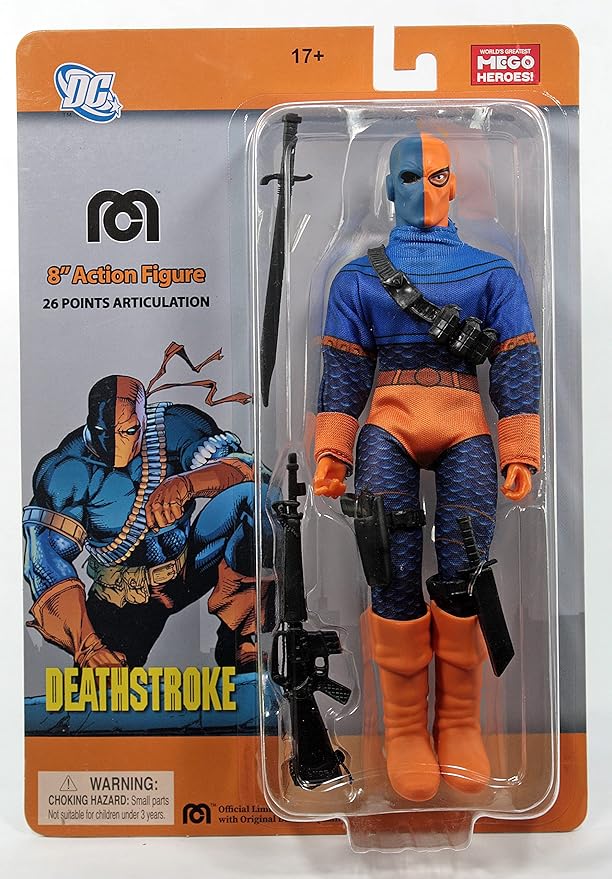 Mego DC Heroes: Deathstroke Previews Exclusive 8" Batman Action Figure, Multicolor - Figurio