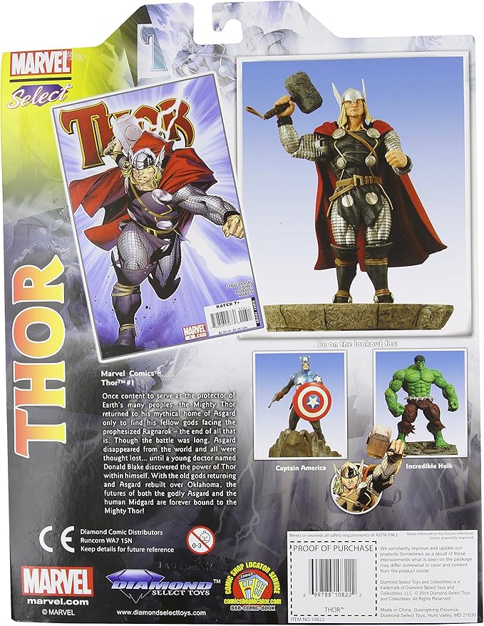 Diamond Select Toys Marvel Select: Thor Action Figure - Figurio