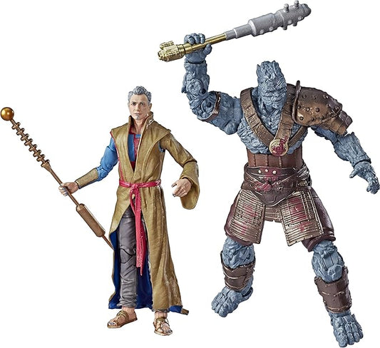 Marvel Legends Series Thor: Ragnarok 6"-Scale Movie-Inspired Grandmaster & Korg Collectible Action Figure Ages 4 and up, 2 Pack - Figurio