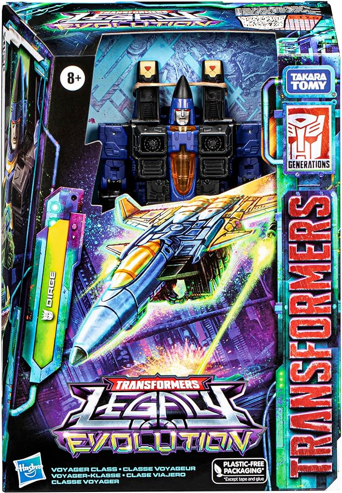 Transformers Toys Legacy Evolution Voyager Dirge Toy, 7-inch, Action Figure for Boys and Girls Ages 8 and Up - Figurio