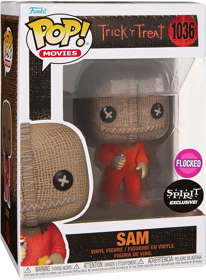 Funko Spirit Halloween Trick 'r Treat Sam with Razor Flocked POP! Figure | Horror Collectible - Figurio