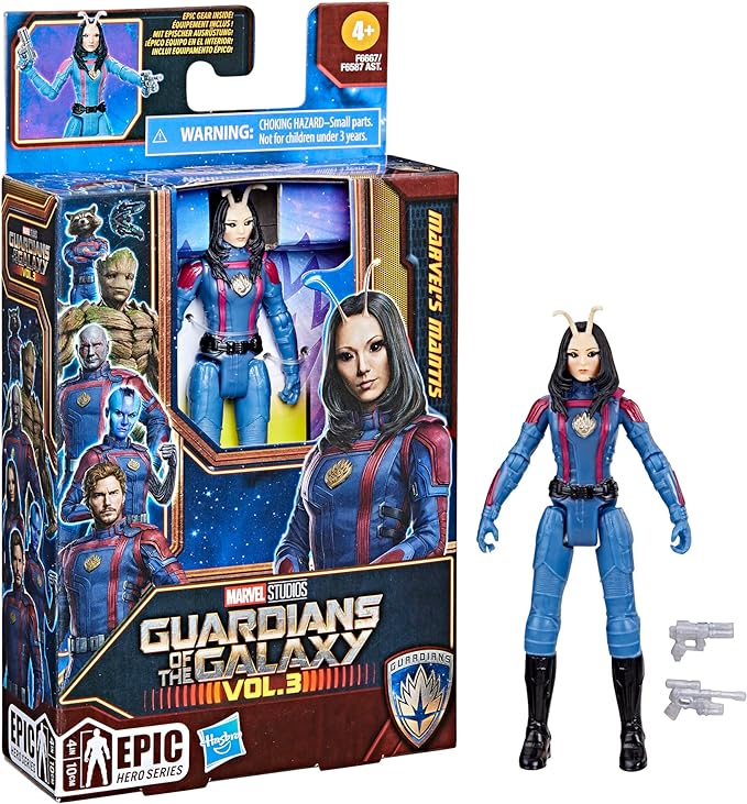 Marvel Studios’ Guardians of The Galaxy Vol. 3 Mantis Action Figure, Epic Hero Series, Super Hero Toys for Kids Ages 4 and Up, Toys - Figurio