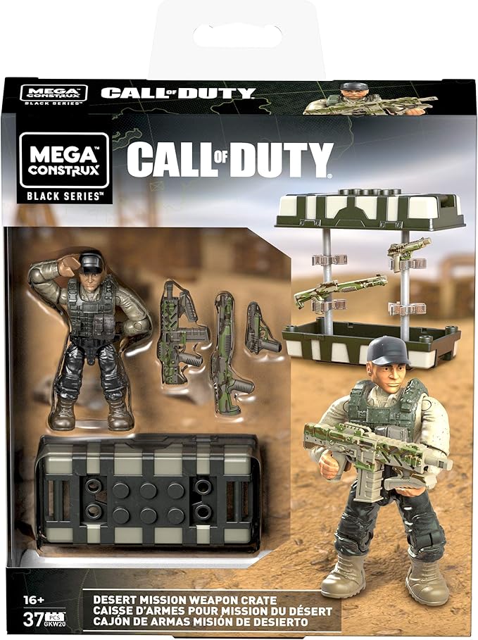 Mega Construx Call of Duty Desert Mission Weapon Crate - Figurio