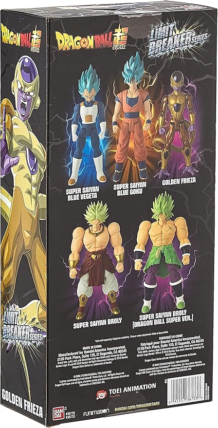 Bandai America - Dragon Ball Super Limit Breaker Golden Freiza 12 Action Figure - Figurio