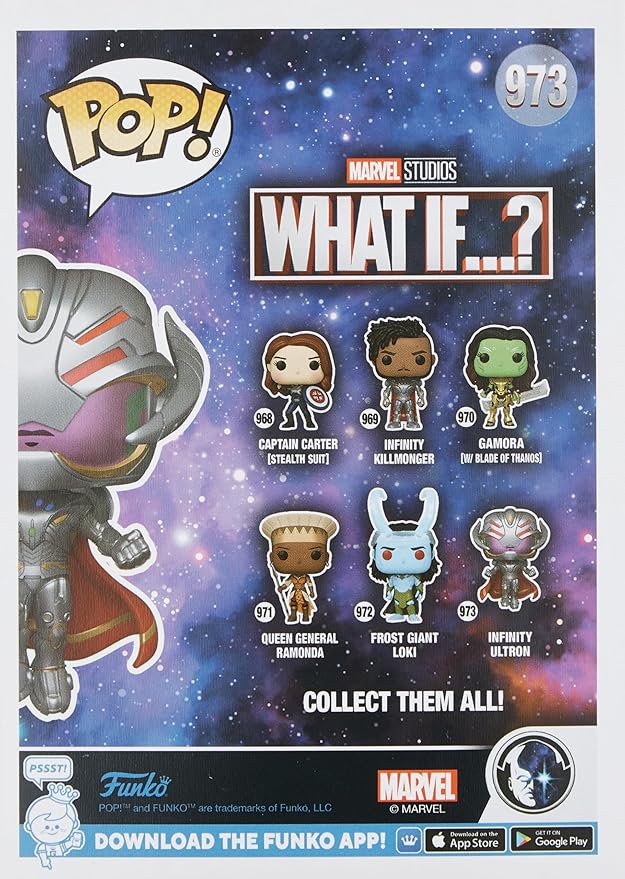 Funko POP Marvel: What If? Inifinity Ultron, (58648) (Pack of 5) - Figurio