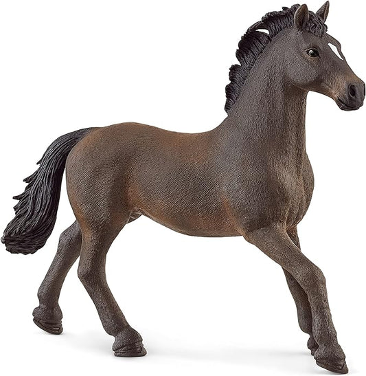 Schleich Horse Club Oldenburger Stallion Horse Figurine - Detailed Horse Toy in Spirited Pose, Durable for Education and Imaginative Play for Boys and Girls, Gift for Kids Ages 5+ - Figurio