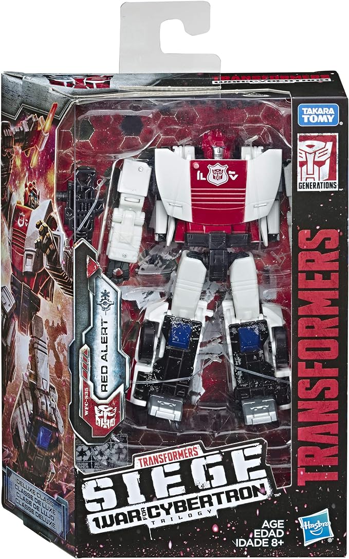 Transformers Toys Generations War for Cybertron Deluxe WFC-S35 Red Alert Action Figure - Siege Chapter - Adults and Kids Ages 8 and Up, 5.5-inch - Figurio