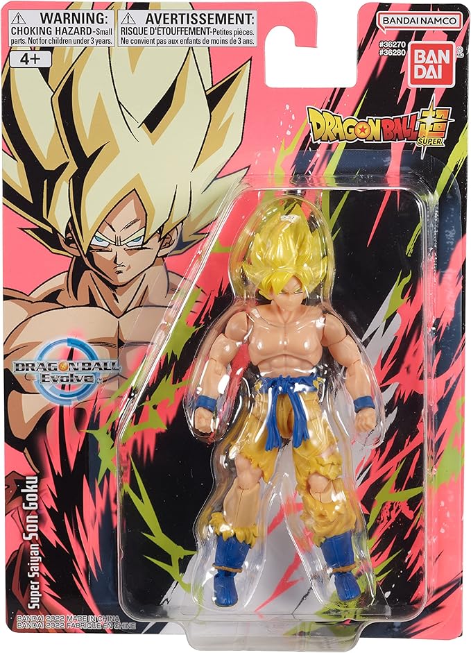 Bandai - Dragon Ball Super Evolve - 5 Super Saiyan Goku Action Figure - Figurio