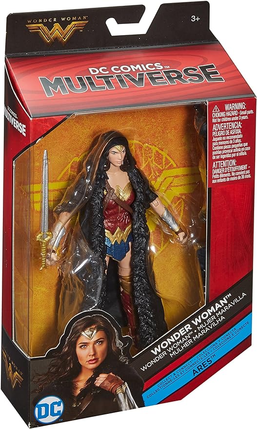 DC Comics Multiverse Wonder Woman Caped Figure, 6" - Figurio